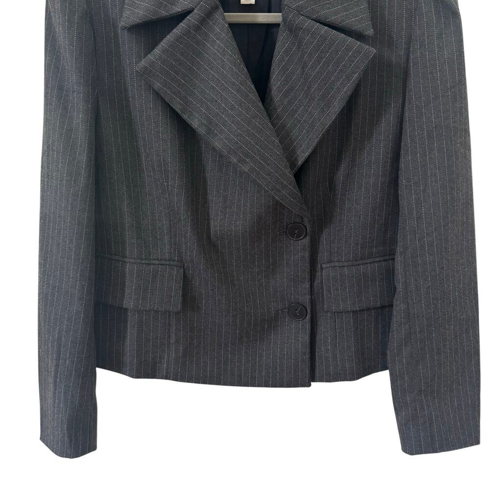 Maeve Anthropologie 80s Boxy Blazer Striped Jacket Size XS - Picture 9 of 11